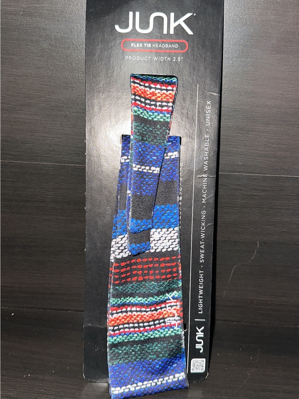 Junk Headband Lefty’s Poncho One Size Flex Tie Unisex NWT